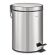 Ведро мусорное с педалью 12 литров "Classic", ЗЕРКАЛЬНОЕ, нержавеющая сталь, со съемным внутренним ведром, LAIMA, 232261