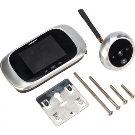 Видеоглазок дверной с дисплеем 2.8 Rexant и функцией записи фото и звонком