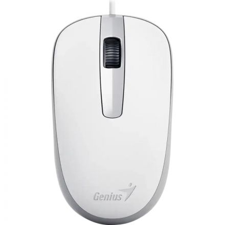 Мышь компьютерная Genius проводн. DX-120 белый