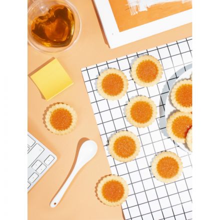 Печенье сдобное Деловой Стандарт Cookies with orange marmalade, 420г