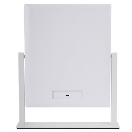 Зеркало для макияжа гримерное с подсветкой, 9 LED-ламп, 3 режима свечения, размер 25х30 см, работа от сети 220 V, цвет белый, BRABIX, 609335