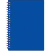 Бизнес-тетрадь А5 48л. Attache Economy, гребень,пласт.обл,синий, клетка