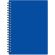 Бизнес-тетрадь А5 48л. Attache Economy, гребень,пласт.обл,синий, клетка