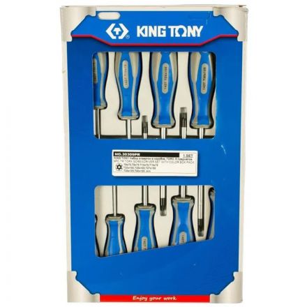 Набор отверток, Torx, 9 предметов KING TONY