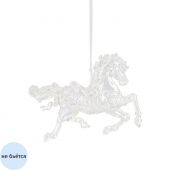 Игрушка Украшение НГ подвесное Лошадка полипропилен1,5x11,5x8,5см арт.89132