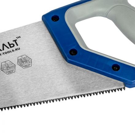 Ножовка по дереву КОБАЛЬТ 450 мм, шаг 3,5 мм/ 7 TPI, закаленный зуб 246-128