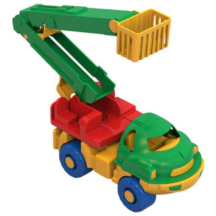 Машина игрушечная ДОРОЖНАЯ С ВЫШКОЙ "Малыш", пластиковая, 23x9,5x11,5 см, НОРДПЛАСТ, 65 Машина игрушечная ДОРОЖНАЯ С ВЫШКОЙ "Малыш", пластиковая, 23x9,5x11,5 см, НОРДПЛАСТ, 65