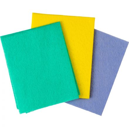 Салфетки хозяйственные Paclan вискоза 38x30 см синие 3 штуки в упаковке Салфетки хозяйственные Paclan вискоза 38x30 см синие 3 штуки в упаковке