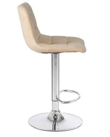 Набор 2 шт Стул барный DOBRIN TAILOR, бежевый велюр (MJ9-10)