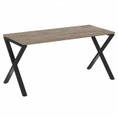 Loft Стол рабочий VR.L-SRX-4.7 Тиквуд тёмный/Чёрный металл 1580*720*750