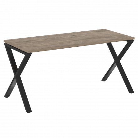 Loft Стол рабочий VR.L-SRX-4.7 Тиквуд тёмный/Чёрный металл 1580*720*750