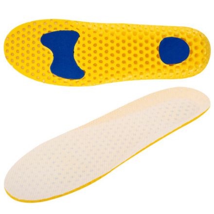 Стельки для обуви АНАТОМИЧЕСКИЕ СУПЕРДЫШАЩИЕ, материал EVA, размер RU 34-40 / EU 35-41, с линиями выреза, SHEGRA (ШЕГРА), 700750