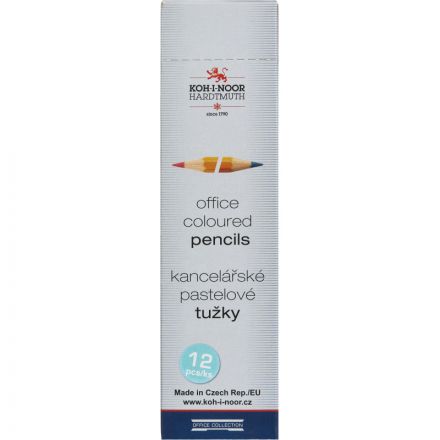 Карандаш двухсторонний KOH-I-NOOR 3433 син+красн,корп.желт. 34330EG001KSRU