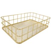 Органайзер-корзинка для косметики и мелочей металлическая MONTE VITA (МОНТЕ ВИТА), 242х162х63 мм, золото, 272481 Органайзер-корзинка для косметики и мелочей металлическая MONTE VITA (МОНТЕ ВИТА), 242х162х63 мм, золото, 272481