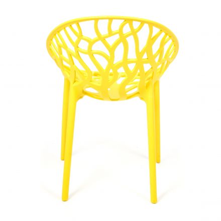 Стул BUSH (mod. 017) / 1 шт. в упаковке пластик, 60*58,5*80см, желтый