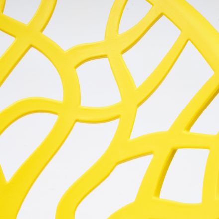 Стул BUSH (mod. 017) / 1 шт. в упаковке пластик, 60*58,5*80см, желтый