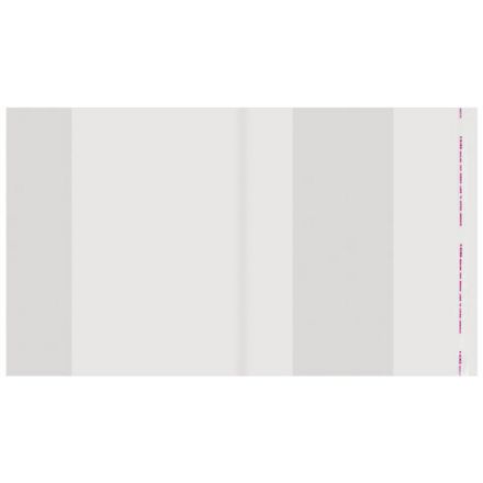 Обложки ПП для тетрадей и учебников, НАБОР 15 шт., КЛЕЙКИЙ КРАЙ, 80 мкм, универсальные, прозрачные, ПИФАГОР, 271264