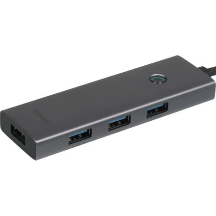 Разветвитель USB Baseus UltraJoy 4-Port Sp.Grey USB-A-3.0+C B0005280B811-09 Разветвитель USB Baseus UltraJoy 4-Port Sp.Grey USB-A-3.0+C B0005280B811-09