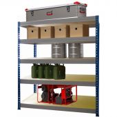 Стеллаж металлический MZ_МКФ15615-2.5   груз. 5 полок 1525х610х2500