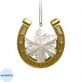 Игрушка Украшение НГ подвесное из полирезины / 1x7,5x7см арт.95509