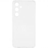 Чехол накладка PERO силикон для Samsung S24 FE прозрачный усиленный