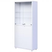 Шкаф MEG_медицинский 2секц.двухств. ШМ-02 МСК-647.02/06 ст/мет,700х320х1655