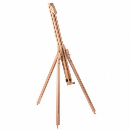 Мольберт полевой - тренога из сосны, высота 86-181 см, высота холста 104 см, BRAUBERG ART, 192263