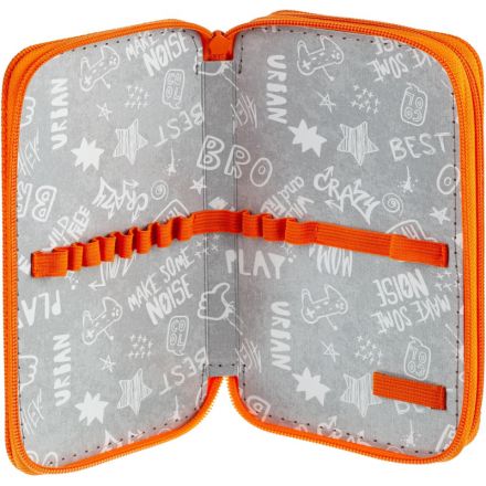 Пенал Animals ПКТ 11-20, ткань, 2 отд., 190х110 мм