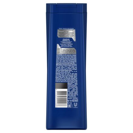 Шампунь против перхоти 400 мл, КЛИАР MEN "Ледяная свежесть"