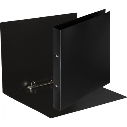 Папка на 2-х кольцах Attache 32 мм черная до 170 листов (пластик 0.45 мм)