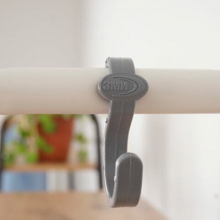 Стеллаж на металлокаркасе "Скандинавия-14", 450х385х1470 мм, 4 полки ЛДСП, белый/дуб, CТCП14 Б