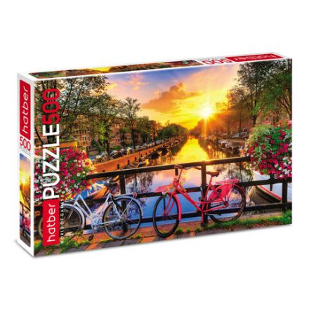 Пазл картонный 500 элементов АССОРТИ, 470х330мм, РК