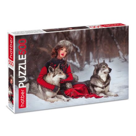 Пазл картонный 500 элементов АССОРТИ, 470х330мм, РК