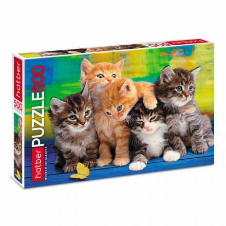 Пазл картонный 500 элементов АССОРТИ, 470х330мм, РК