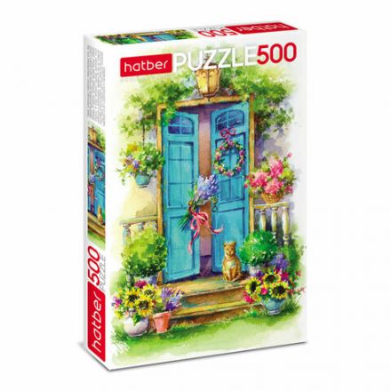 Пазл картонный 500 элементов АССОРТИ, 470х330мм, РК