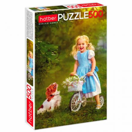 Пазл картонный 500 элементов АССОРТИ, 470х330мм, РК