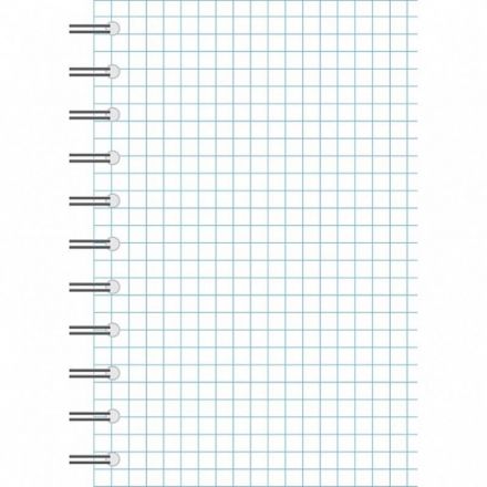 Блокнот Альт Off-line А6 80 листов в ассортименте в клетку на спирали (105x140 мм)