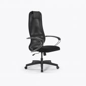 Кресло SU-B-8/подл.131/осн.001 Тем.серый-Черный