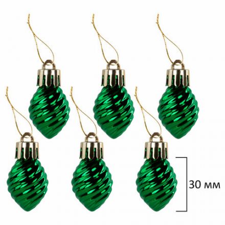 Шары ёлочные НАБОР 73 предмета, "Fairy House", красный/зеленый/белый, пластик, ЗОЛОТАЯ СКАЗКА, 592181