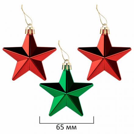 Шары ёлочные НАБОР 73 предмета, "Fairy House", красный/зеленый/белый, пластик, ЗОЛОТАЯ СКАЗКА, 592181