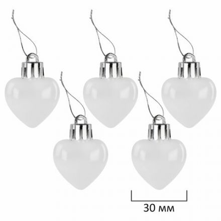 Шары ёлочные НАБОР 73 предмета, "Fairy House", красный/зеленый/белый, пластик, ЗОЛОТАЯ СКАЗКА, 592181