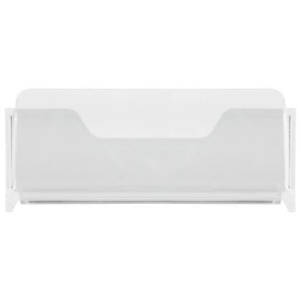 Подставка для визиток настольная BRAUBERG, 95х40 мм, 1 карман глубиной 32 мм, 290420