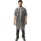 Халат н/с процед, рук.рез, на липч, XL, дл.110см, пл 25, белый, 10шт/уп