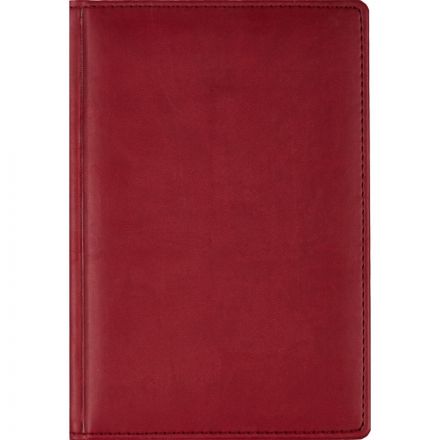 Ежедневник недатированный Attache Сиам искусственная кожа А5 176 листов бордовый (143x210 мм)