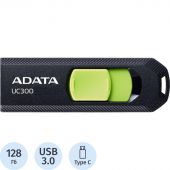 Флеш-память ADATA USB3.2 128GB ACHO-UC300-128G-RBK/GN Флеш-память ADATA USB3.2 128GB ACHO-UC300-128G-RBK/GN