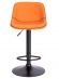 Барный стул Everprof Smile Black Экокожа Оранжевый