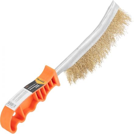 Щетка металлическая с пластмассовой ручкой Sparta 748505
