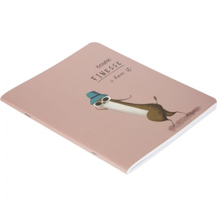 Тетрадь общая Kroyter А5,60л,клетка,скрепка Art, 2 диз,66083