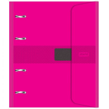 Бизнес-тетрадь со смен.блоком 120л,кл,А5, Розовый,пропилен. обл. налипучке