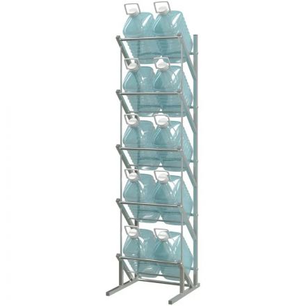 Стеллаж для бутилированной воды KD_Стилс-1 на 10 тар (5л) серый